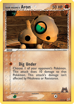 Team Magma's Aron