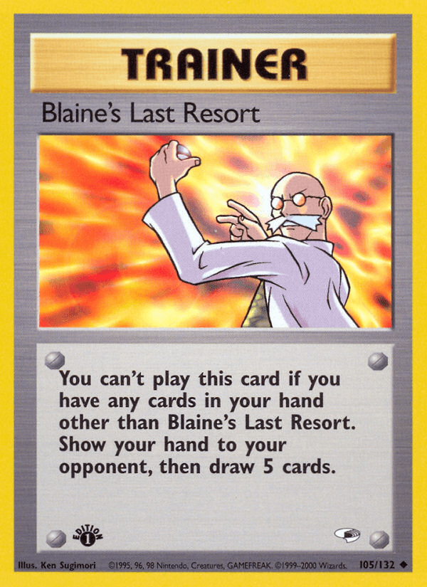 Blaine's Last Resort — 1st Edition