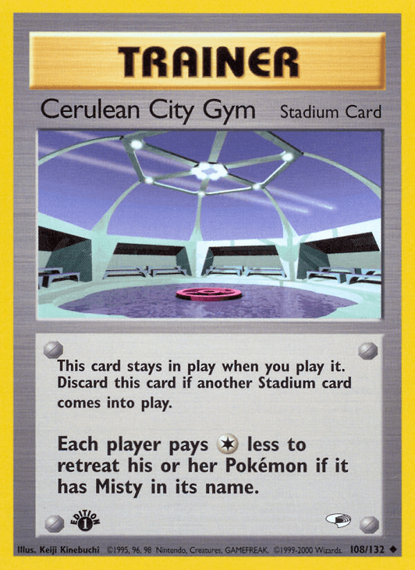 Cerulean City Gym — 1st Edition