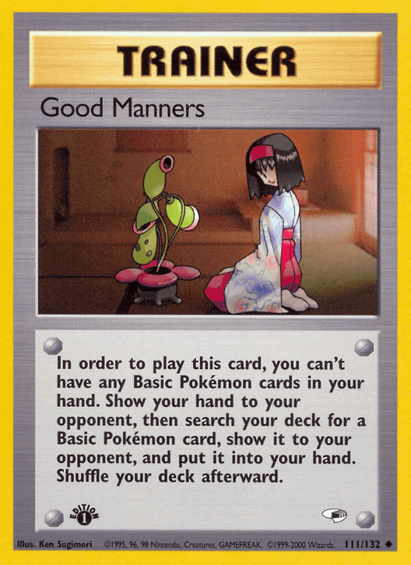 Good Manners — 1st Edition