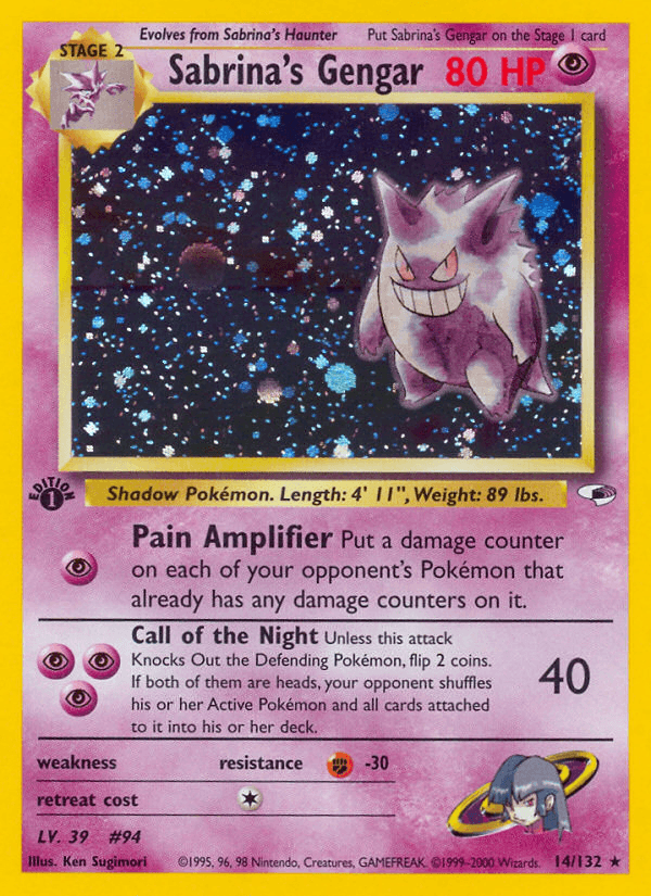 Sabrina's Gengar — 1st Edition