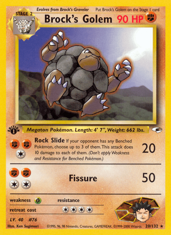 Brock's Golem — 1st Edition