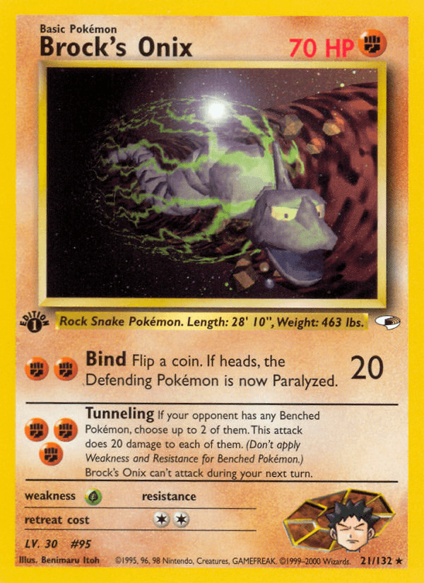 Brock's Onix — 1st Edition