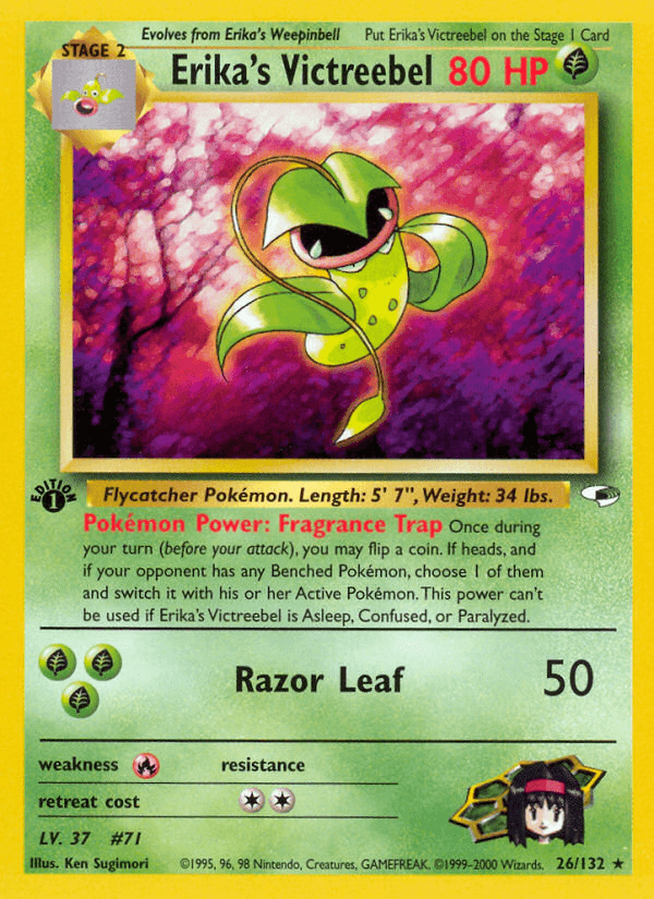 Erika's Victreebel — 1st Edition