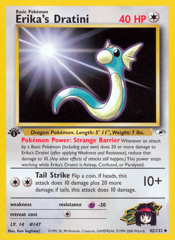 Erika's Dratini — 1st Edition