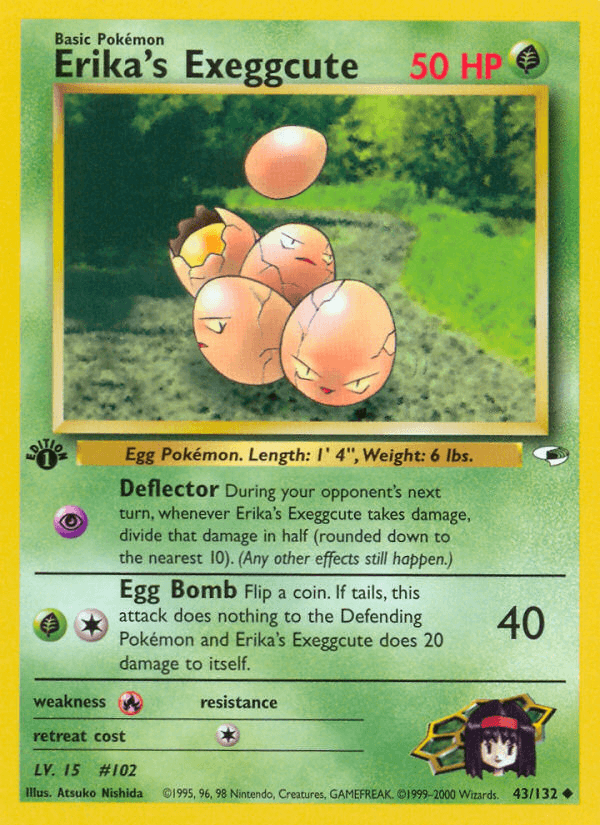 Erika's Exeggcute — 1st Edition