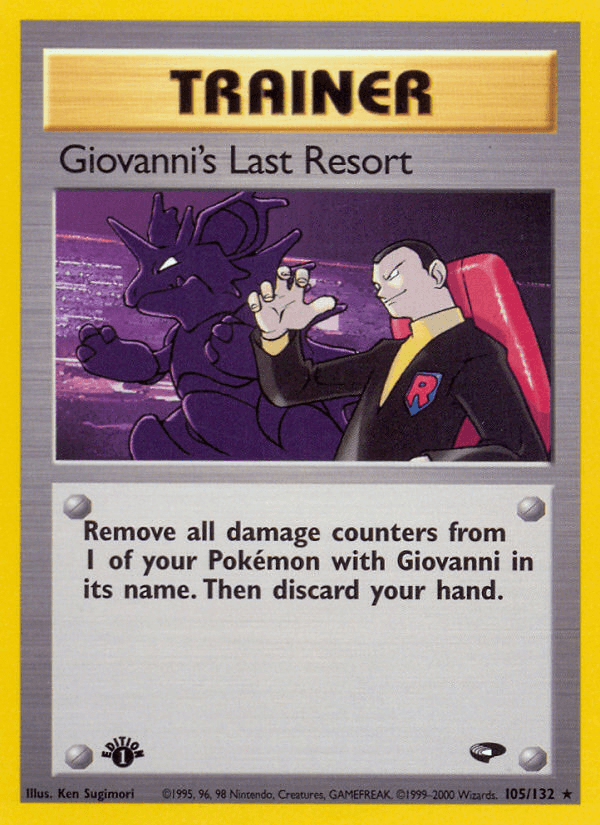 Giovanni's Last Resort — 1st Edition
