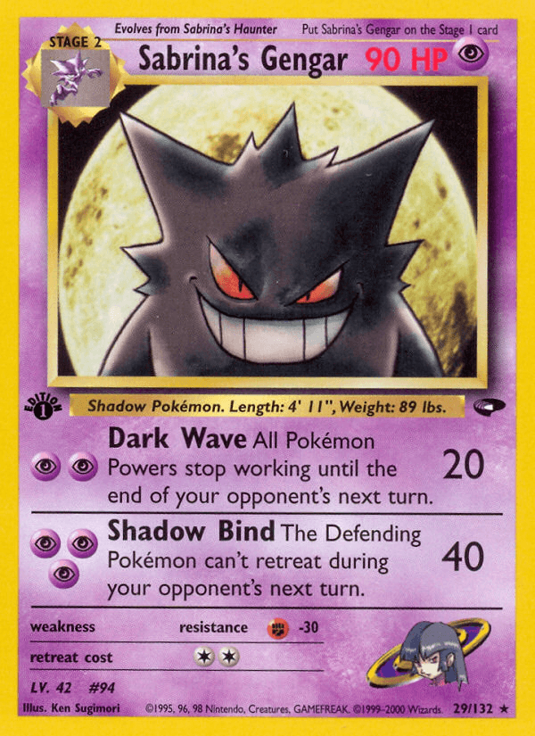 Sabrina's Gengar — 1st Edition
