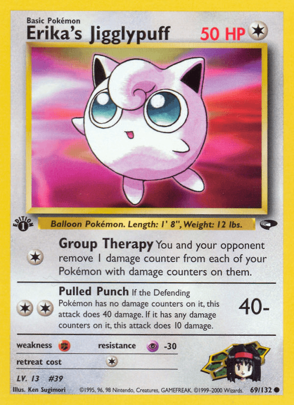 Erika's Jigglypuff — 1st Edition