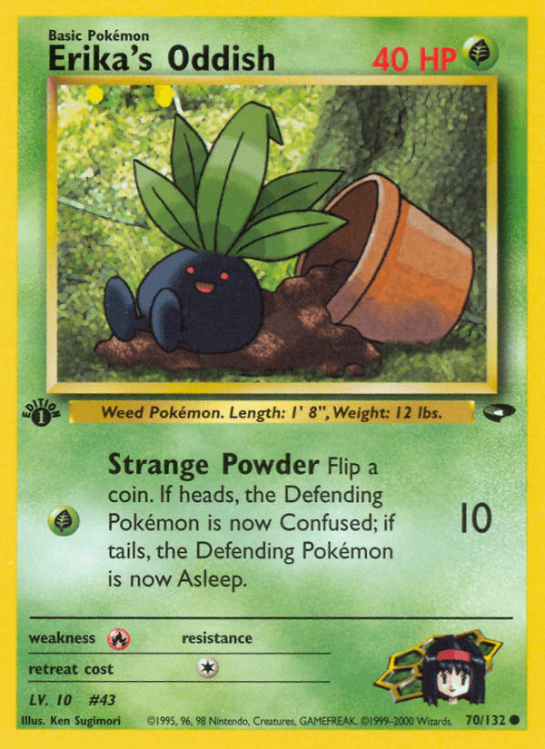 Erika's Oddish — 1st Edition