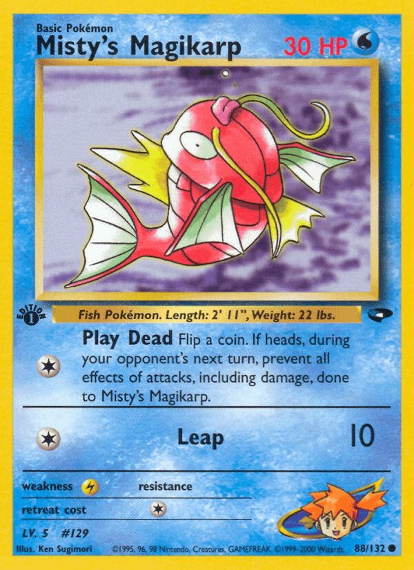 Misty's Magikarp — 1st Edition