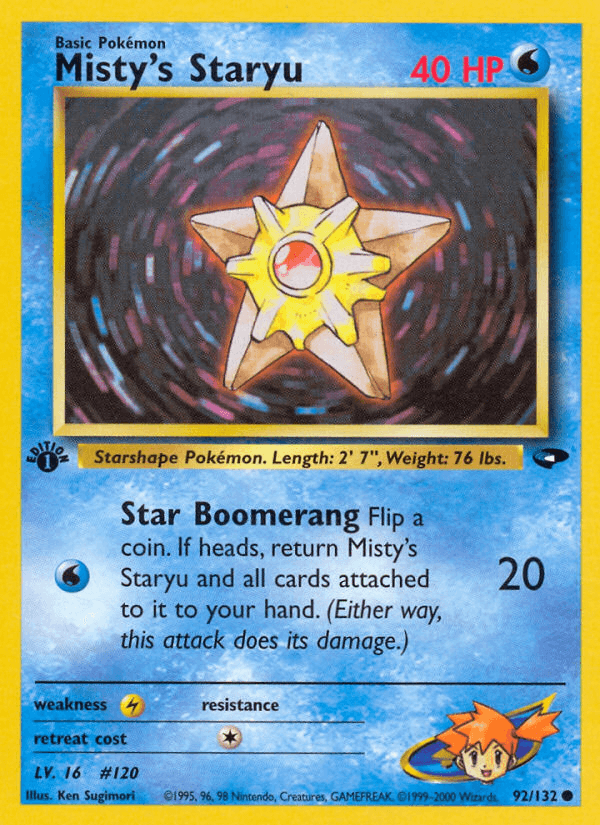Misty's Staryu — 1st Edition