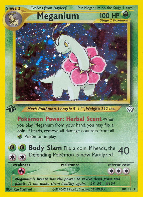 Meganium — 1st Edition