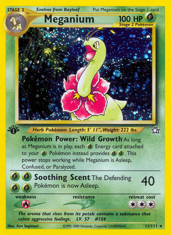Meganium — 1st Edition