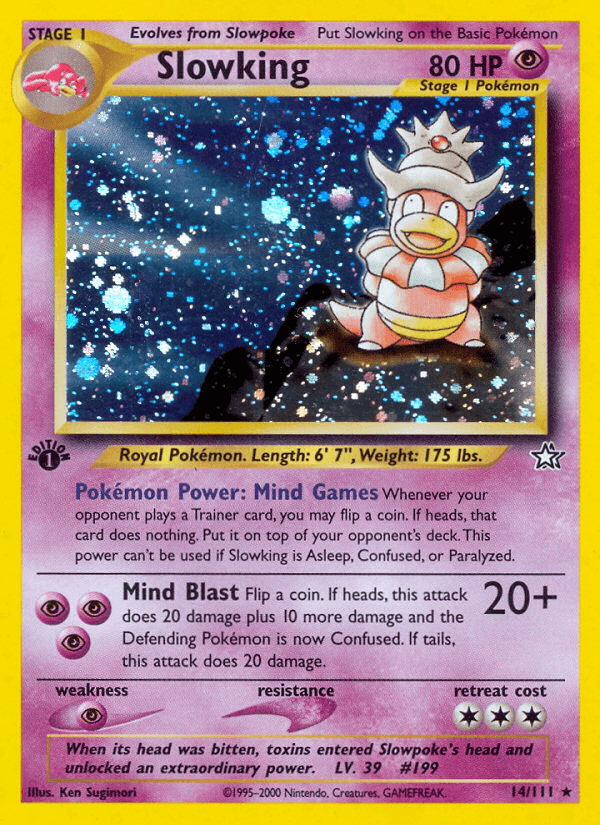 Slowking — 1st Edition