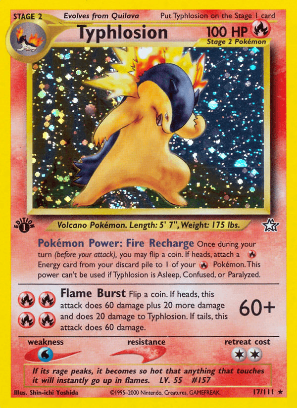 Typhlosion — 1st Edition