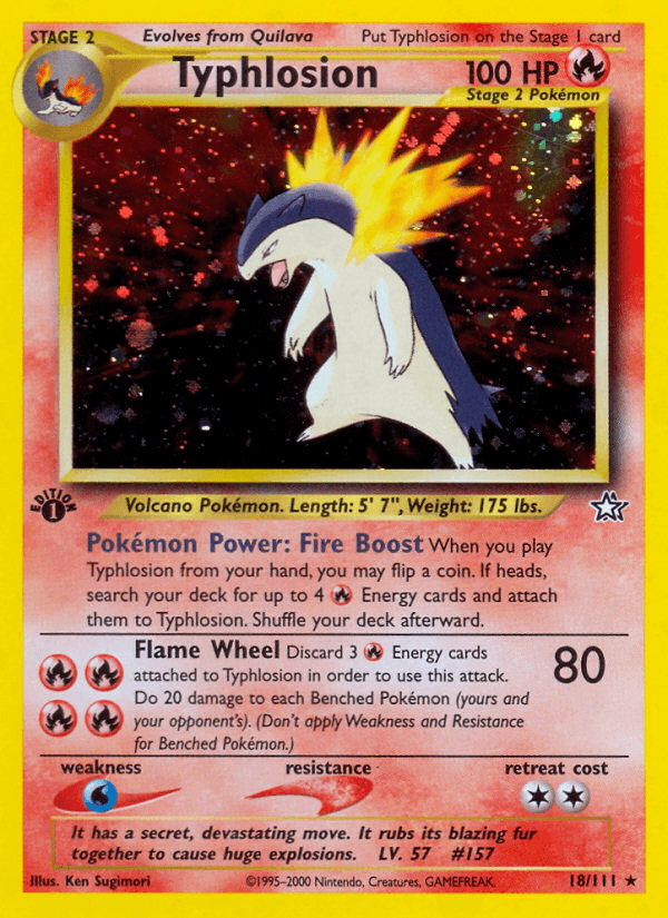 Typhlosion — 1st Edition