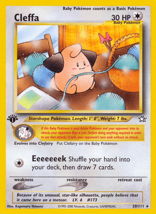 Cleffa — 1st Edition