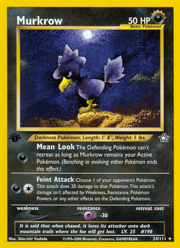 Murkrow — 1st Edition