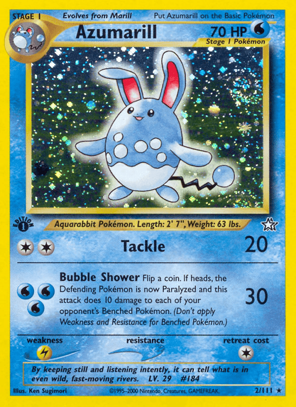 Azumarill — 1st Edition