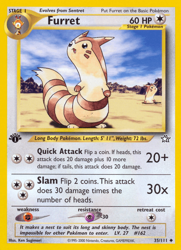 Furret — 1st Edition