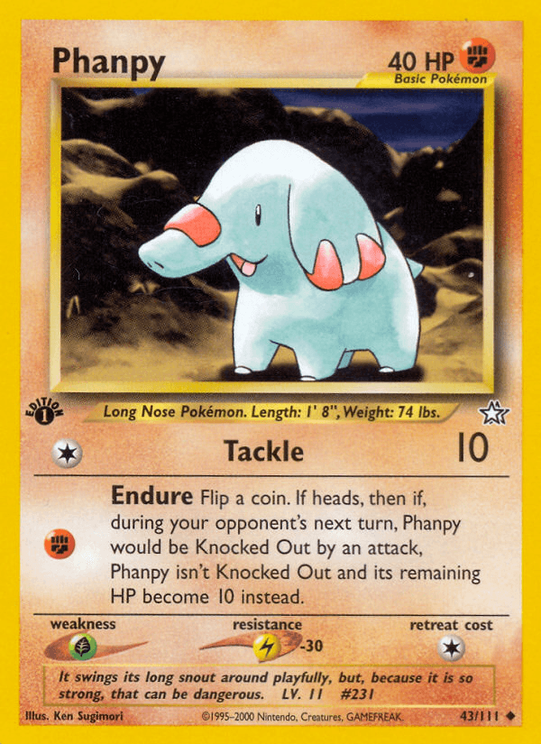 Phanpy — 1st Edition