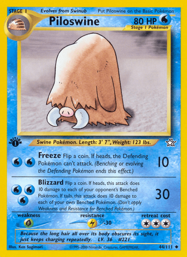 Piloswine — 1st Edition