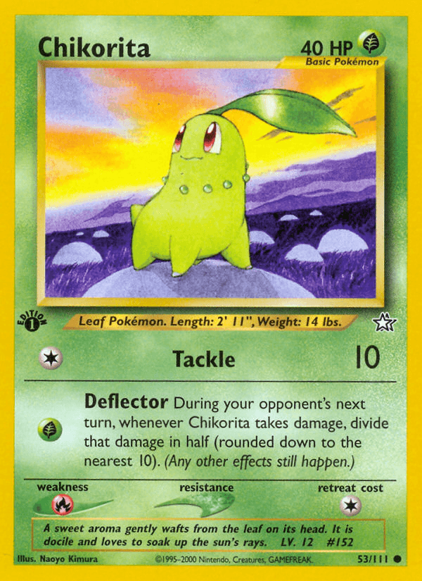 Chikorita — 1st Edition