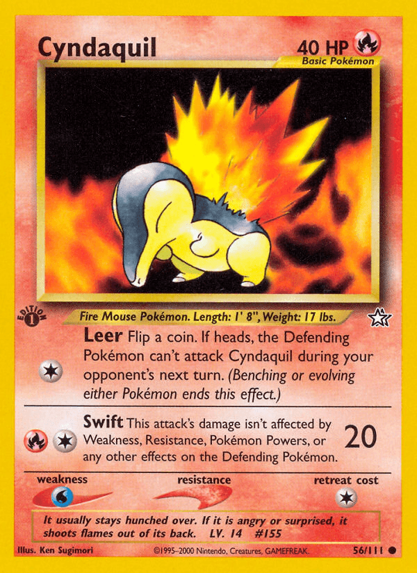 Cyndaquil — 1st Edition