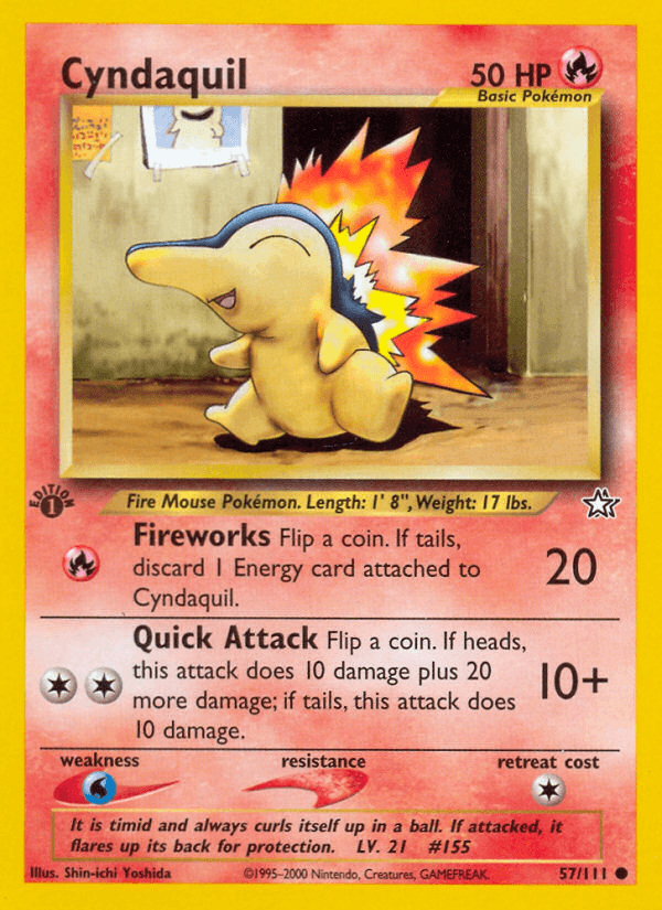 Cyndaquil — 1st Edition