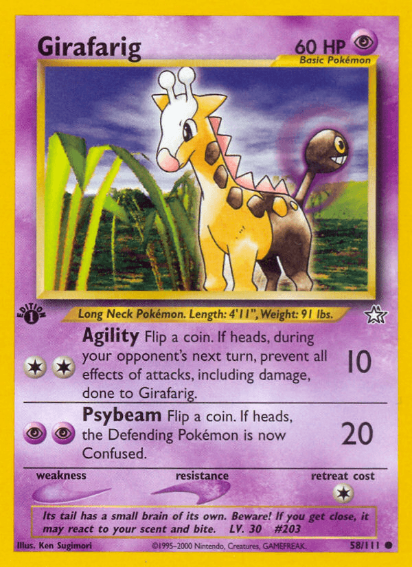 Girafarig — 1st Edition