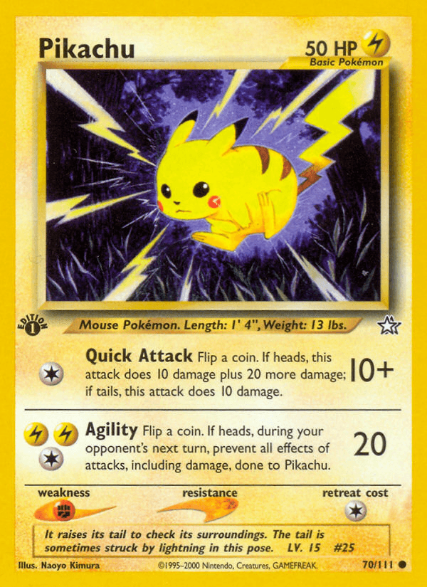Pikachu — 1st Edition