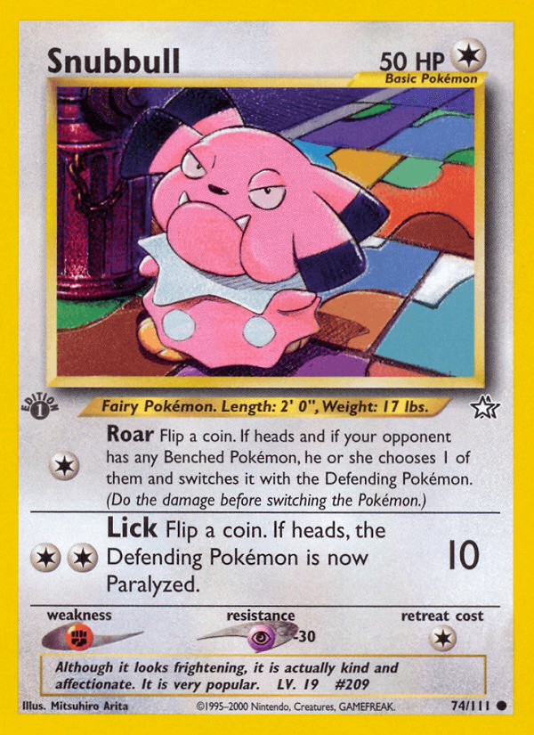 Snubbull — 1st Edition