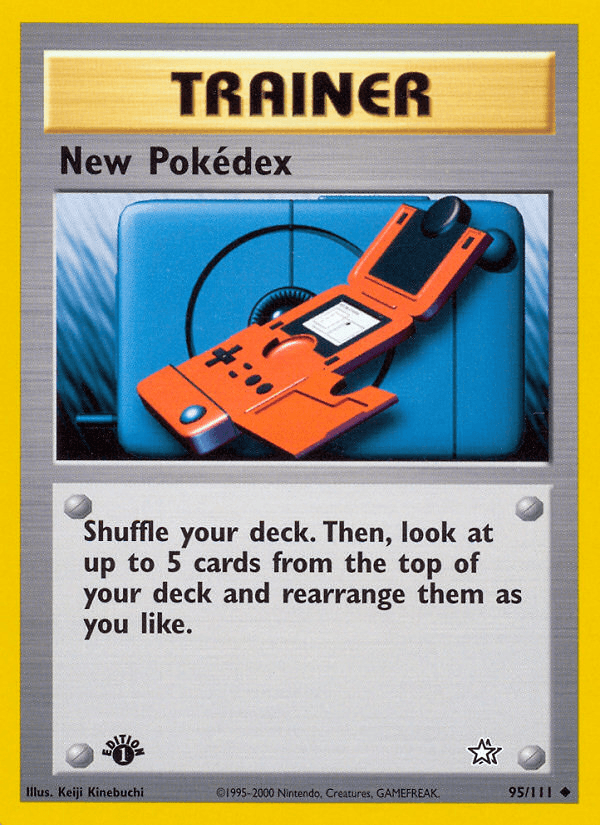 New Pokédex — 1st Edition