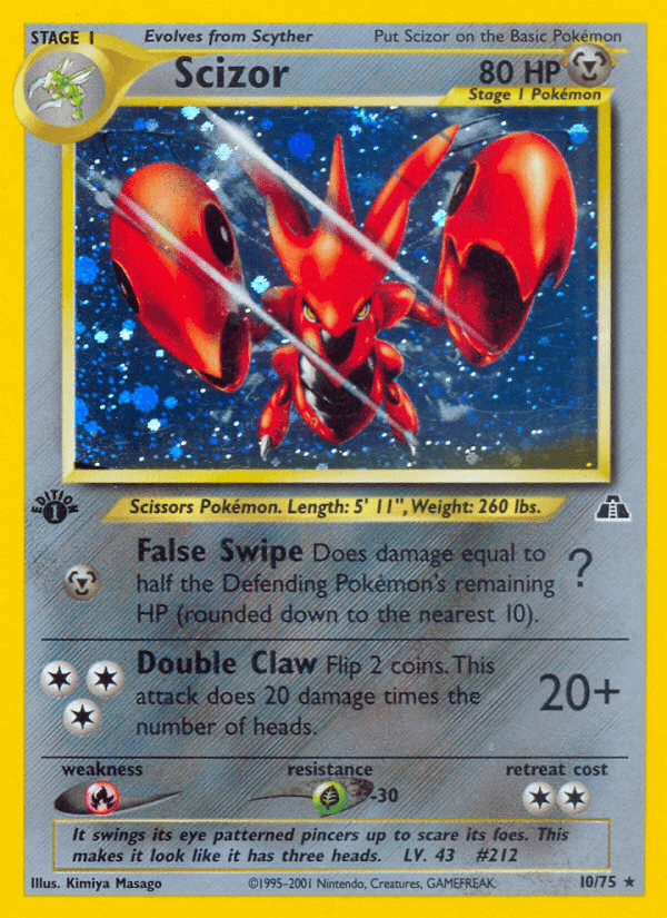 Scizor — 1st Edition
