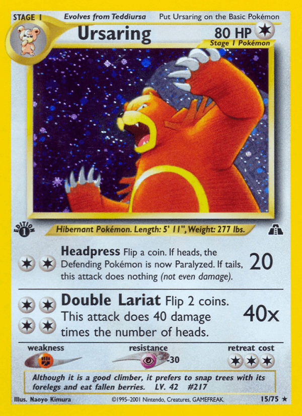 Ursaring — 1st Edition