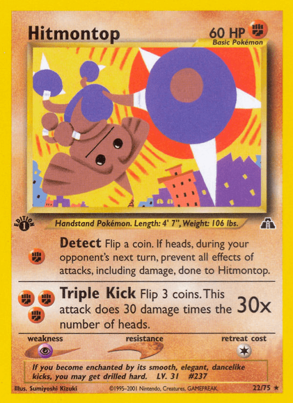 Hitmontop — 1st Edition