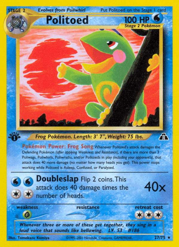 Politoed — 1st Edition