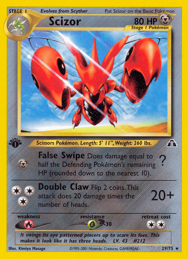 Scizor — 1st Edition