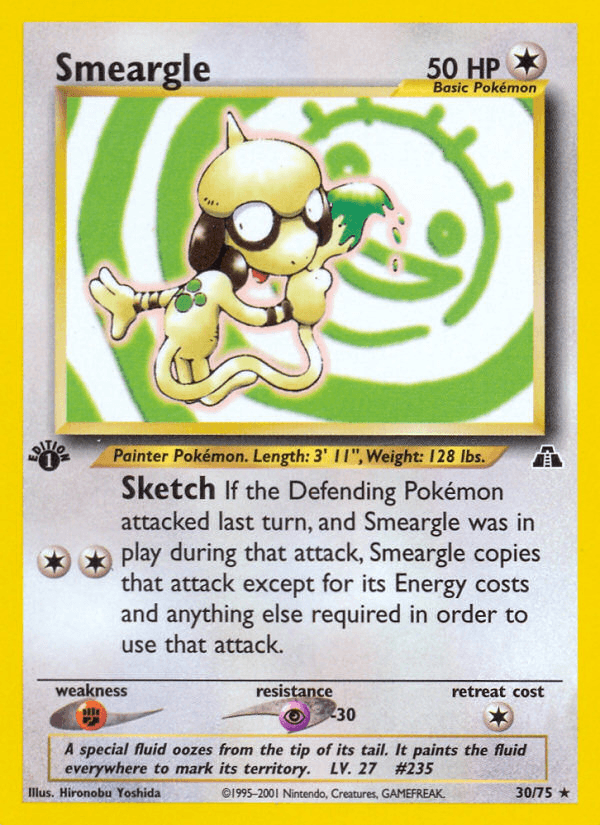 Smeargle — 1st Edition