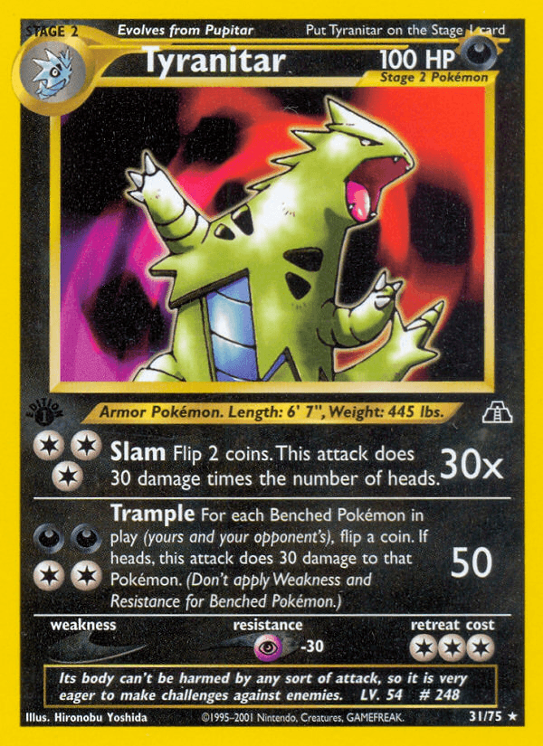 Tyranitar — 1st Edition