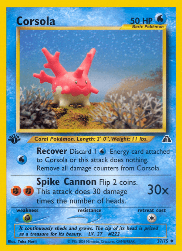 Corsola — 1st Edition