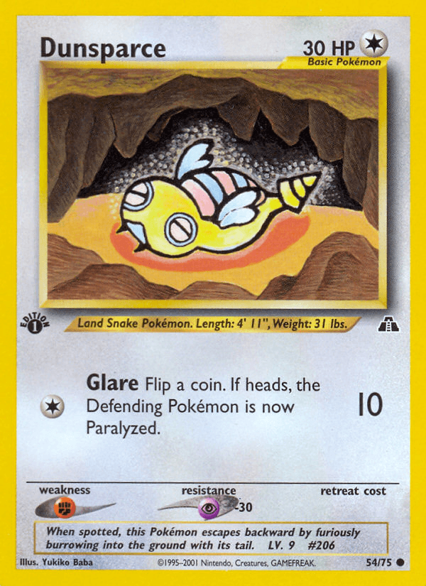 Dunsparce — 1st Edition