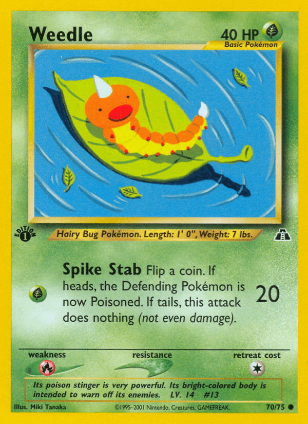 Weedle — 1st Edition