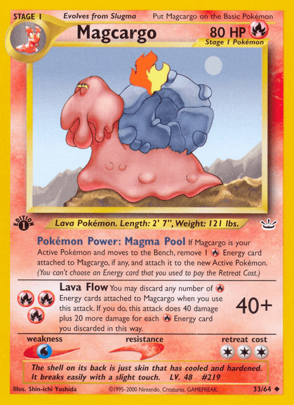 Magcargo — 1st Edition