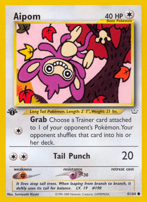 Aipom — 1st Edition