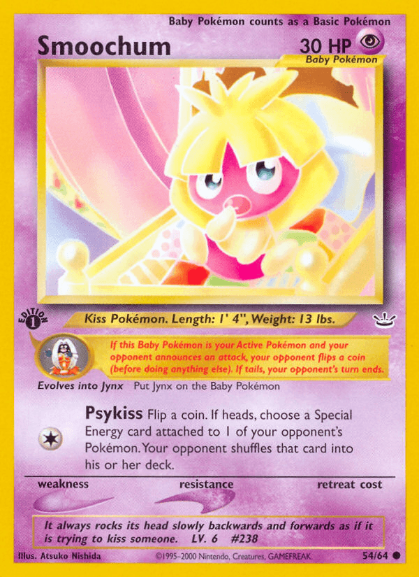 Smoochum — 1st Edition