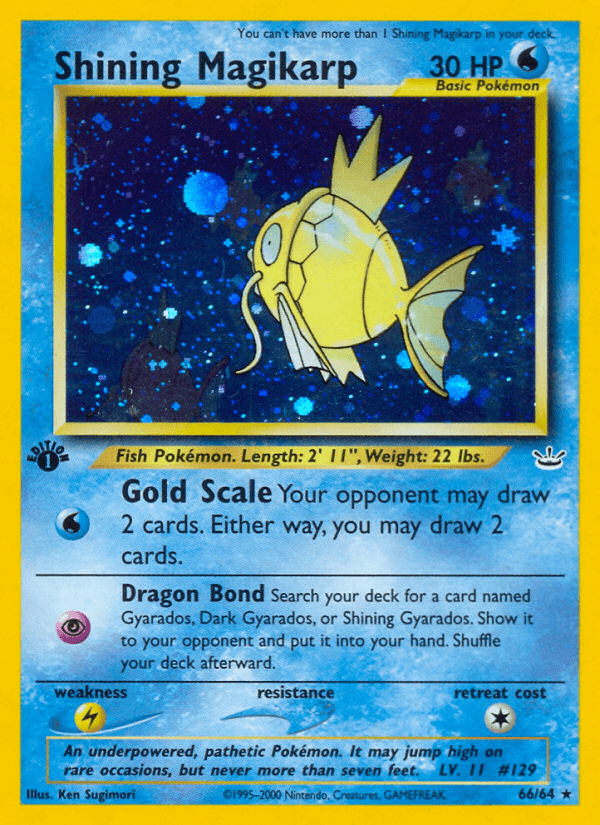 Shining Magikarp — 1st Edition