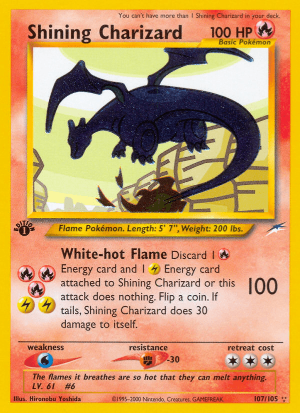 Shining Charizard — 1st Edition