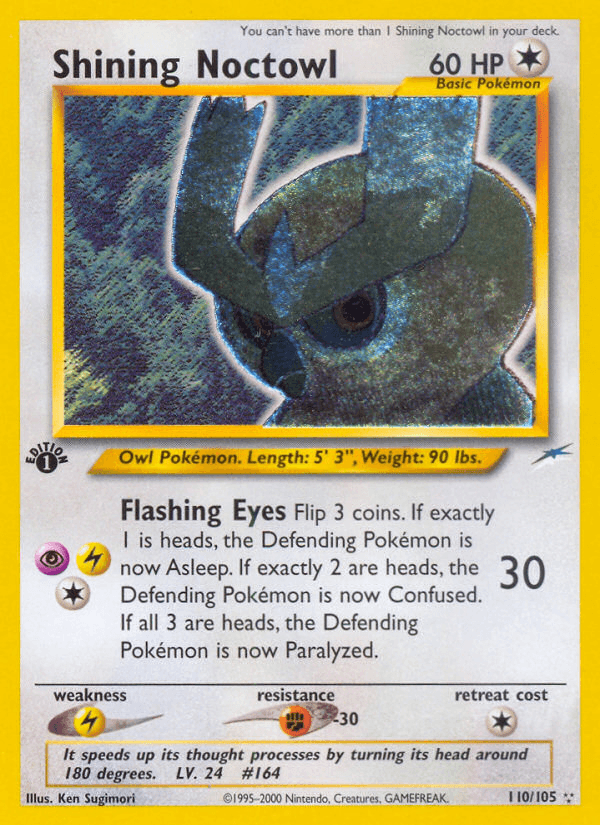 Shining Noctowl — 1st Edition